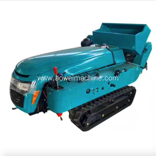 Crawler Type Rotary Cultivator with Lime and Fertilizer Broadcaster Available